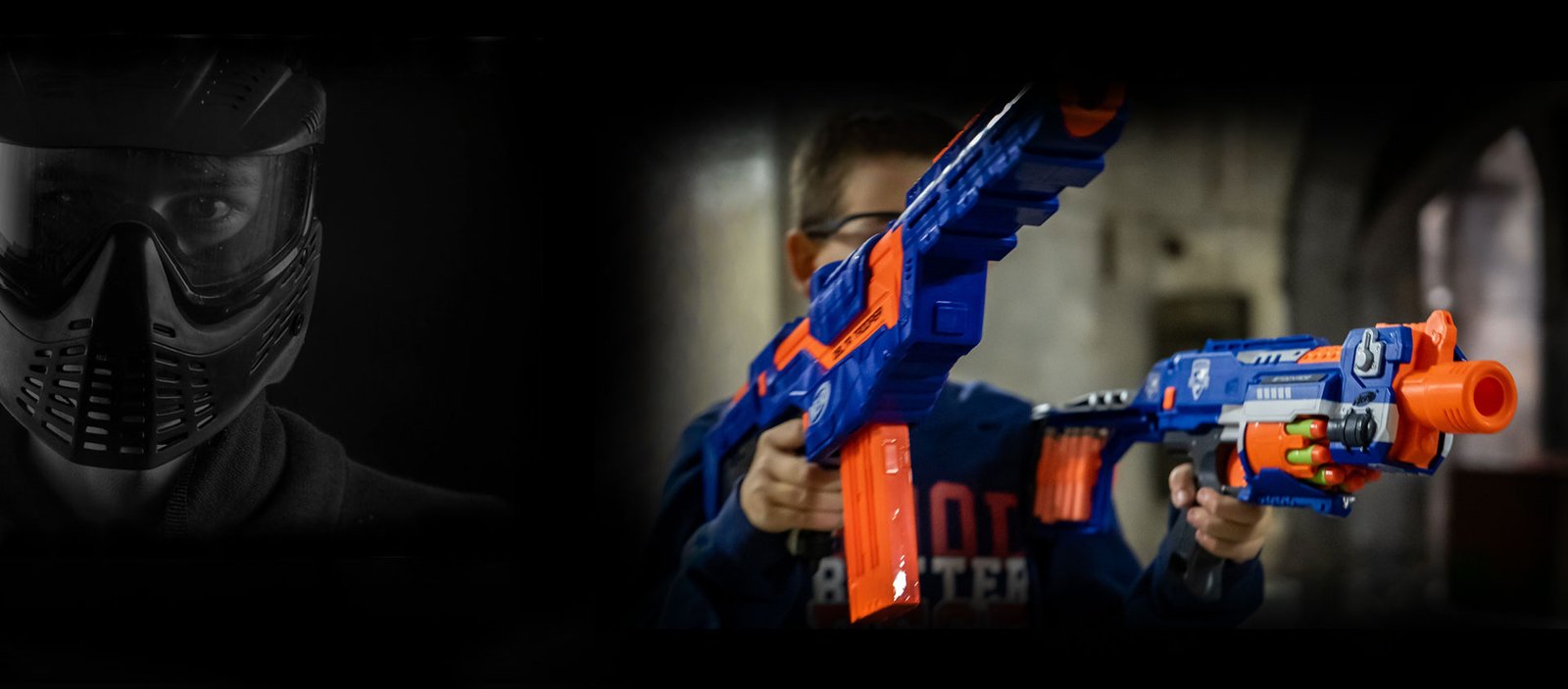 kids paintball8 nerf